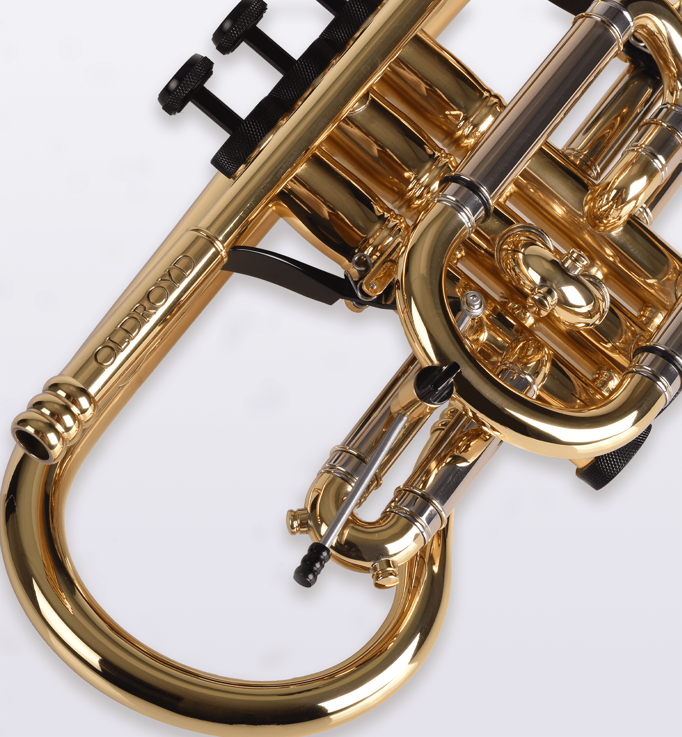 The Oldroyd Opus7 Cornet detail